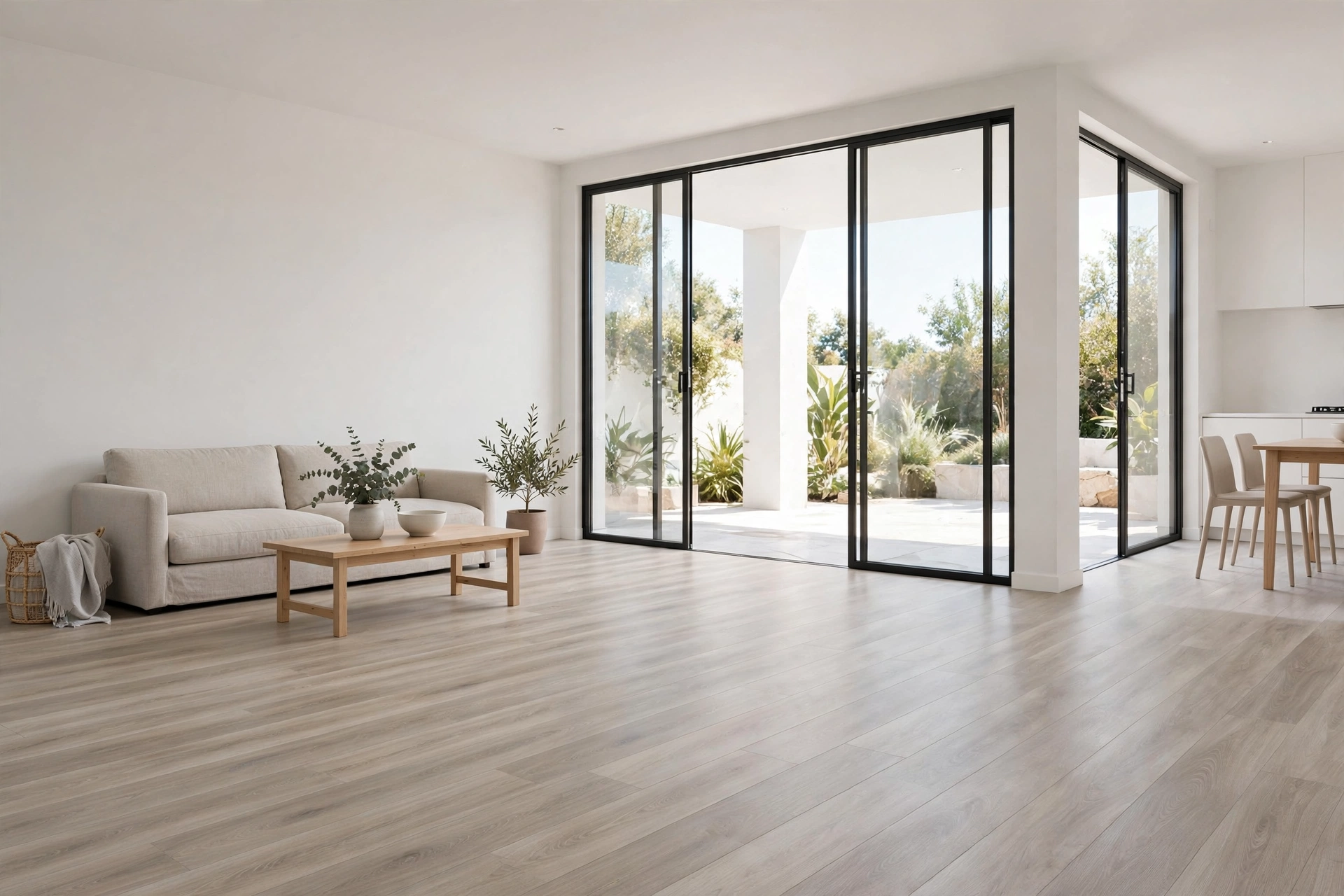 Laminate flooring in a bright Quinte West home
